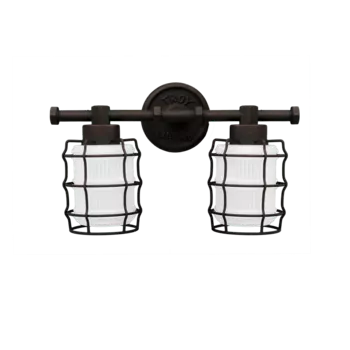 Бра настенное Hearst Duo с белыми плафонами