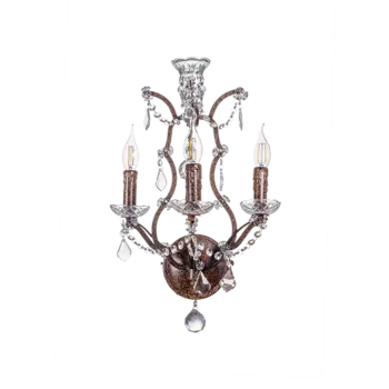 Бра настенное Roccoco с хрустальными подвесками
