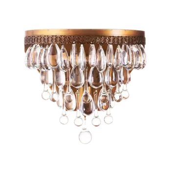 Бра настенное Tropfen с хрустальными подвесками