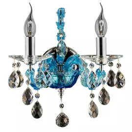 Бра Osgona Champa Blu выполнен в виде свечей с подсвечниками