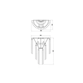 Бра с плафоном из стекла