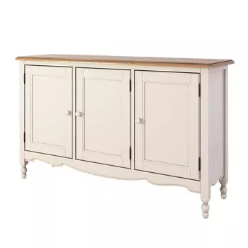 Буфет Leblanc c тремя дверцами бежевого цвета