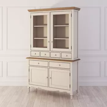 Буфет Leblanc с ящиками и дверцами бежевого цвета