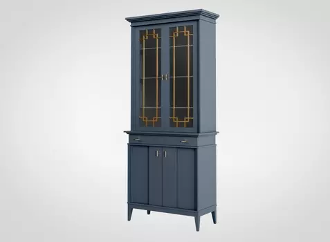 Буфет Manhattan сине-серого цвета