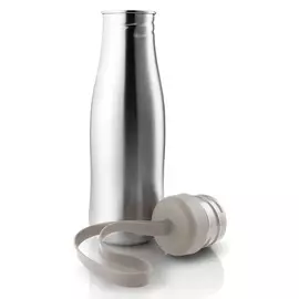 Бутылка для воды Active из нержавеющей стали пурпурно-серая