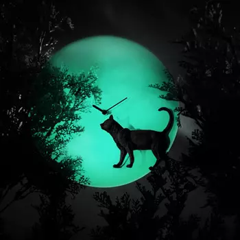 Часы Moon Cat