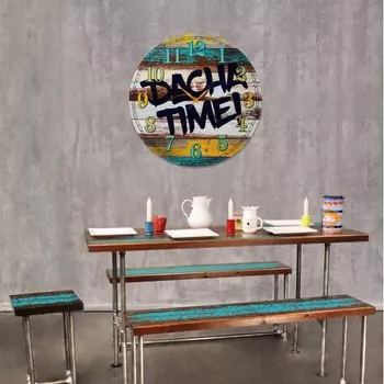Часы настенные Dacha Time! деревянные