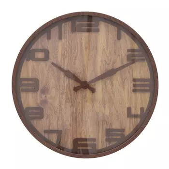 Часы настенные коричневого цвета