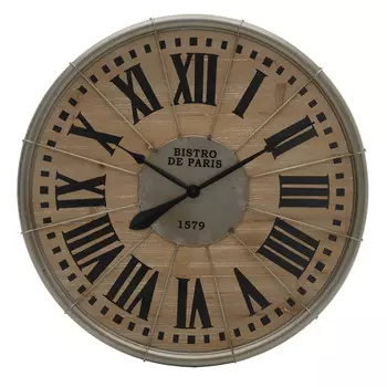 Часы настенные коричневого цвета