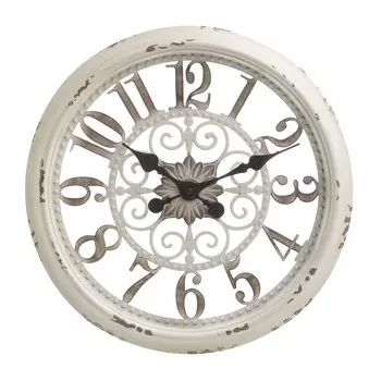 Часы настенные молочного цвета
