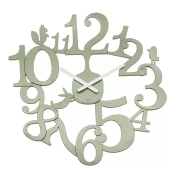 Часы настенные Pip эвкалиптового цвета