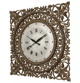 Часы с подсветкой Viktor золотого цвета