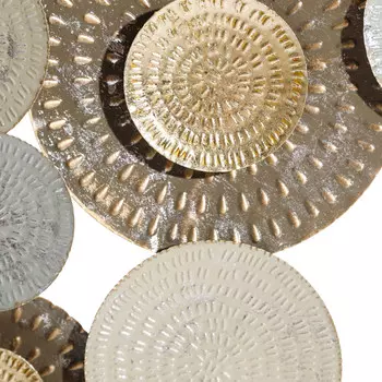 Декор настенный цветы бело-золотого цвета