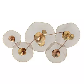 Декор настенный золотого цвета