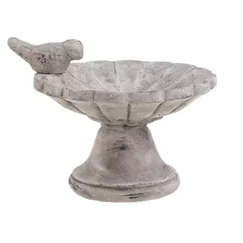 Декор настольный чаша серого цвета