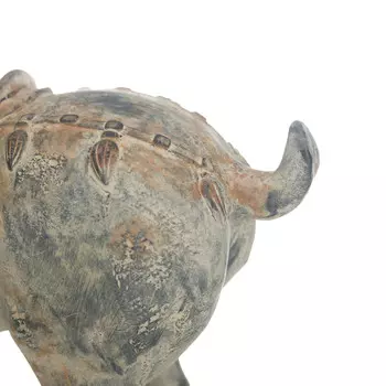 Декор настольный лошадь серого цвета