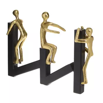 Декор настольный с золотыми фигурками