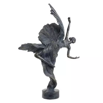 Декор настольный танцовщица сине-золотого цвета