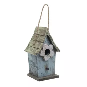 Декор подвесной-скворечник из дерева