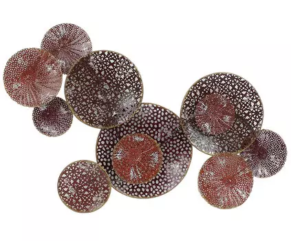 Декоративное панно из алюминия