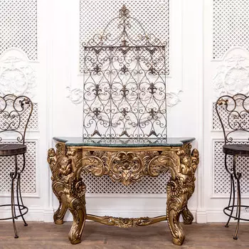 Декоративное панно негреско бронзового цвета