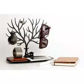 Декоративный органайзер для украшений Deer малый черный