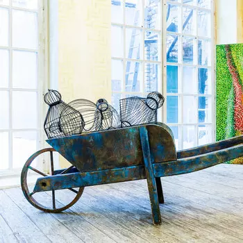 Декоративный подвесной элемент фонарь №4 черного цвета