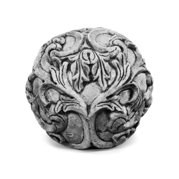 Декоративный шар Orbit серого цвета