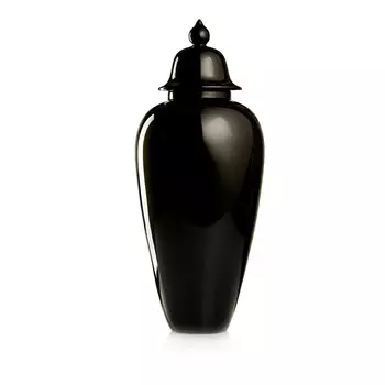 Деревянная ваза Loca Nera Black Wood