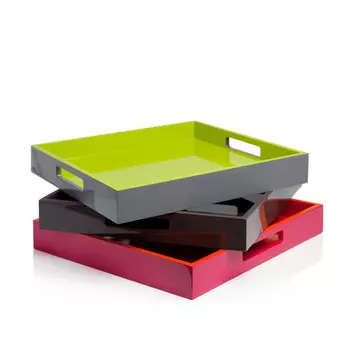Деревянный поднос Loca Nera "Colour Wood"