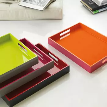 Деревянный поднос Loca Nera "Square Wood"