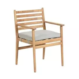 Деревянный стул Simja Chair с подлокотниками