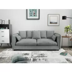 Диван Adam трехместный серого цвета