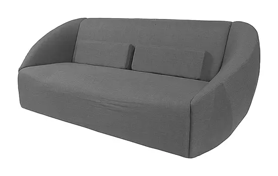 Диван Avec Plaisir большой серая шерсть