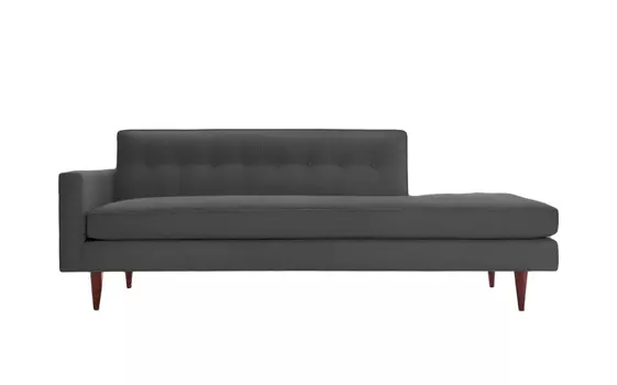 Диван Bantam Studio Sofa тёмно-серый микровелюр