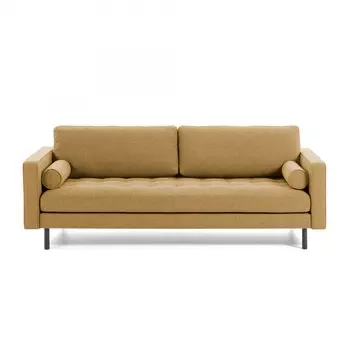 Диван Bogart с горчичной обивкой