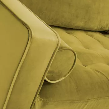 Диван Bogart с горчичной обивкой