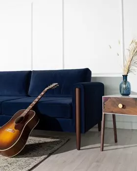 Диван Brownie красного цвета