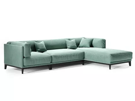 Диван Case бирюзового цвета