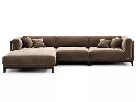 Диван Case коричневого цвета