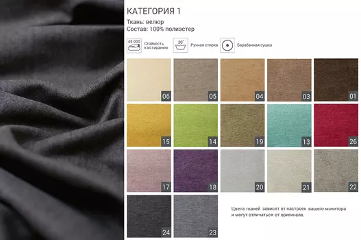 Диван Case синего цвета