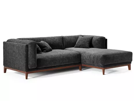 Диван Case темно-серого цвета