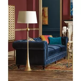 Диван Chesterfield синего цвета