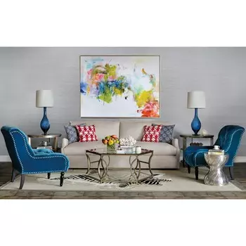 Диван четырехместный Strand светло-серого цвета