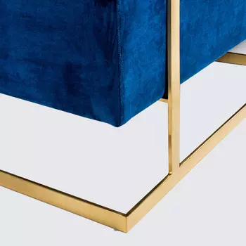 Диван дольче синего цвета