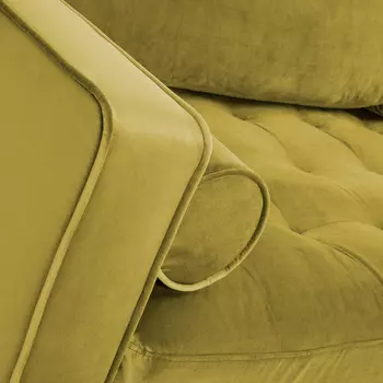 Диван двухместный Bogart темно-желтого цвета