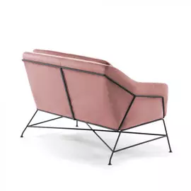 Диван двухместный Brida розового цвета