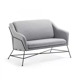 Диван двухместный Brida светло-серого цвета