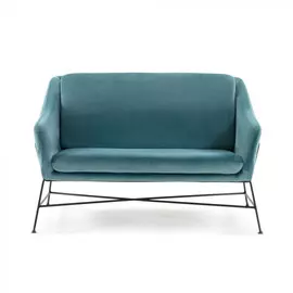 Диван двухместный Brida зеленого цвета