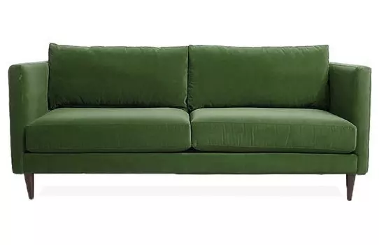 Диван Evelyn зеленого цвета